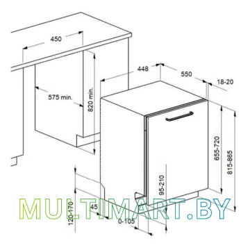 Посудомоечная машина MAUNFELD MLP-083D Light Beam картинка 15